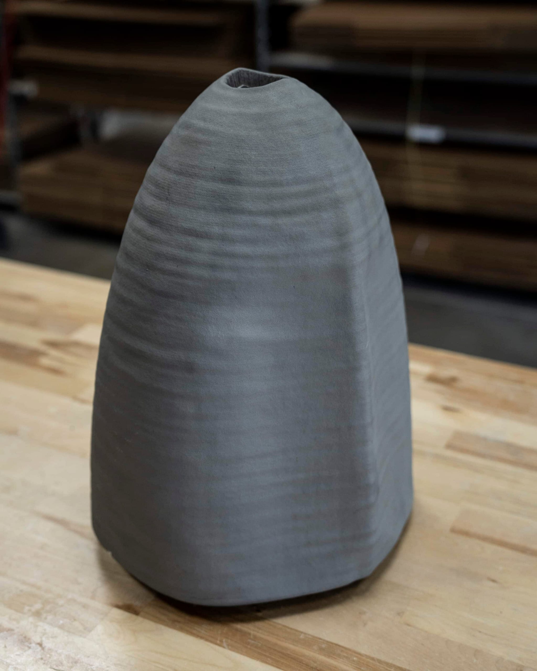 Titanium nose cone blank cold sprayed over a DSMF-formed aluminum mandrel