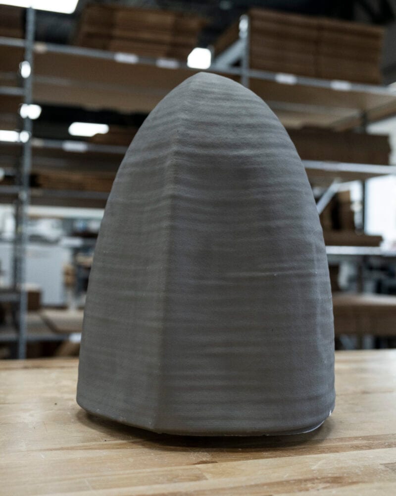 Titanium nose cone produced with cold spray over digitally formed sheet metal