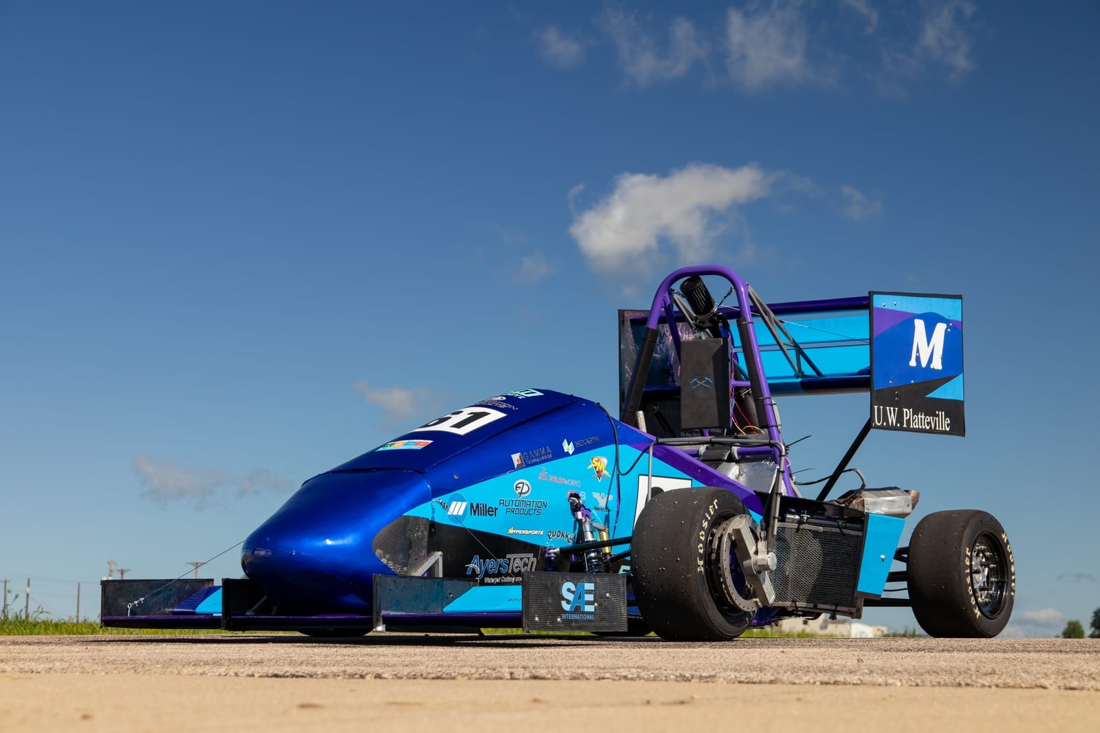 UW-Platteville Pioneer Racing PR26 Formula SAE car